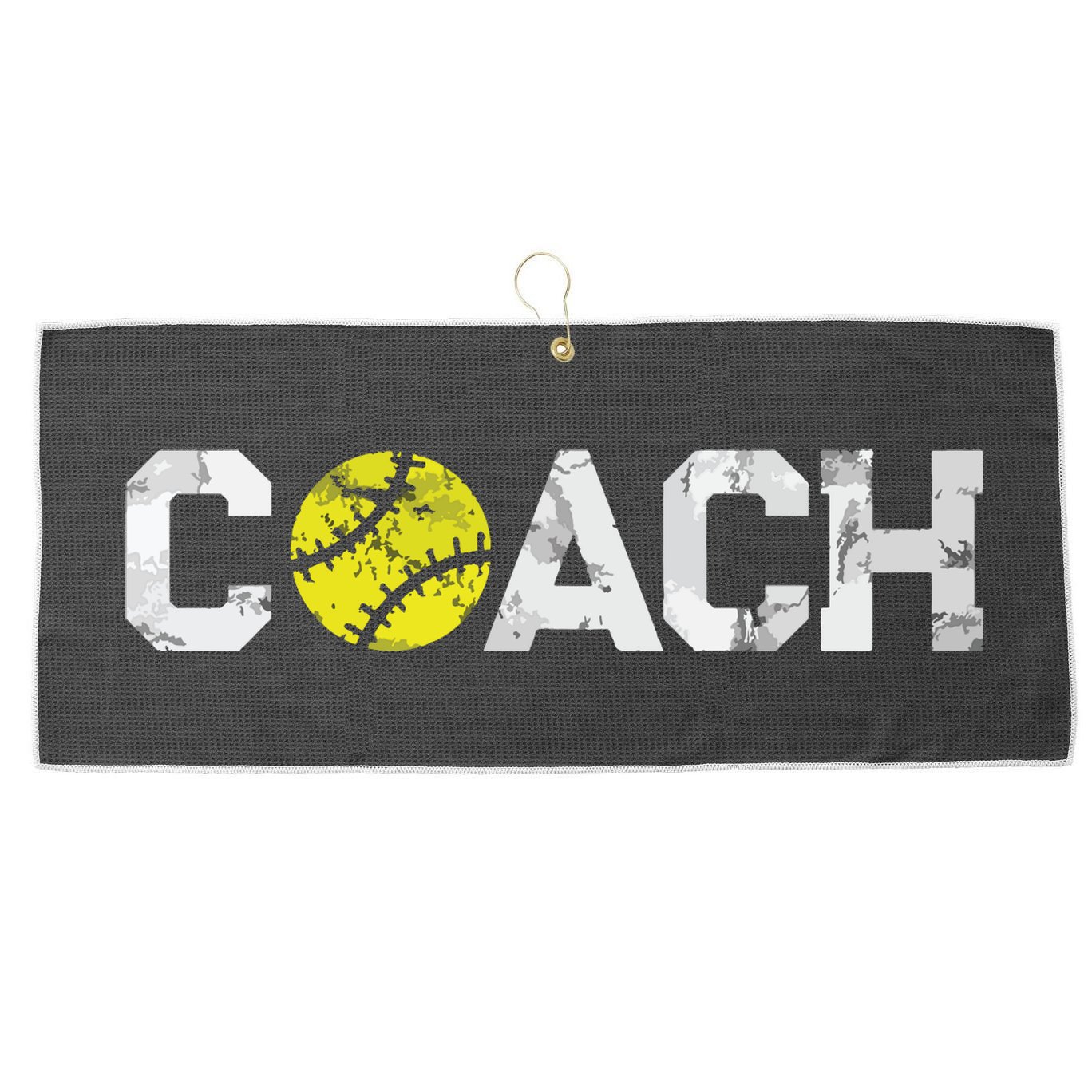 Gifts Softball Coaches Appreciation Softball Coach Large Microfiber Waffle Golf Towel
