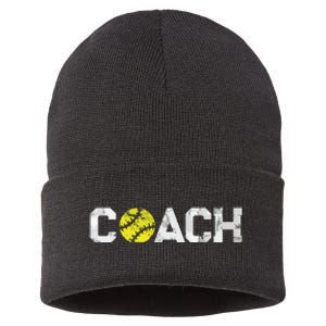 Gifts Softball Coaches Appreciation Softball Coach Sustainable Knit Beanie