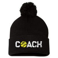 Gifts Softball Coaches Appreciation Softball Coach Pom Pom 12in Knit Beanie