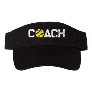 Gifts Softball Coaches Appreciation Softball Coach Valucap Bio-Washed Visor