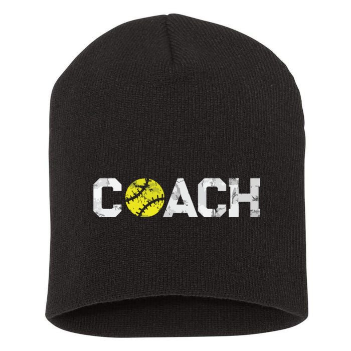 Gifts Softball Coaches Appreciation Softball Coach Short Acrylic Beanie