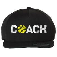 Gifts Softball Coaches Appreciation Softball Coach Wool Snapback Cap