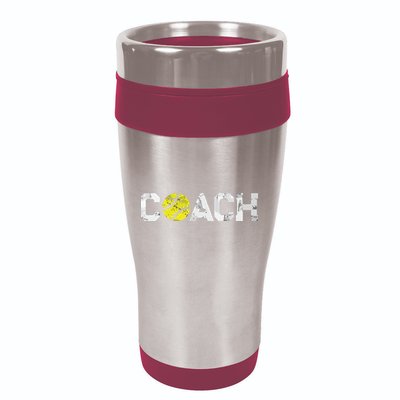 Gifts Softball Coaches Appreciation Softball Coach 16oz Travel Tumbler