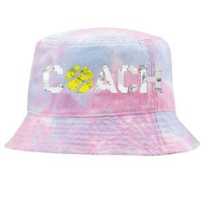 Gifts Softball Coaches Appreciation Softball Coach Tie-Dyed Bucket Hat