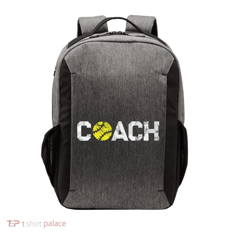 Gifts Softball Coaches Appreciation Softball Coach Vector Backpack