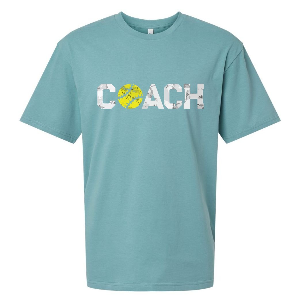 Gifts Softball Coaches Appreciation Softball Coach Sueded Cloud Jersey T-Shirt