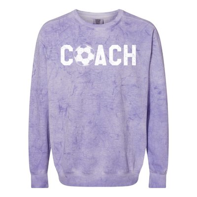 Great Soccer Coach Gift Colorblast Crewneck Sweatshirt