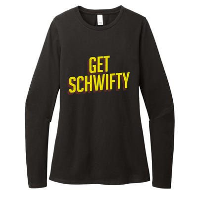 Get Schwifty Classic Comic Book Style Womens CVC Long Sleeve Shirt