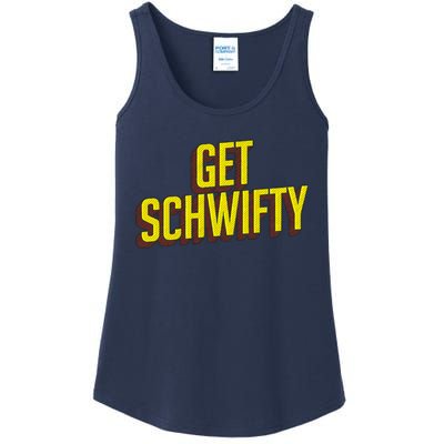 Get Schwifty Classic Comic Book Style Ladies Essential Tank