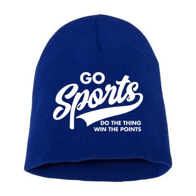 Go Sports Do The Thing Win The Points Short Acrylic Beanie