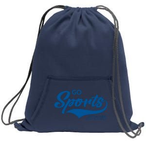 Go Sports! Do The Thing Win The Points Funny Sportsball Sweatshirt Cinch Pack Bag