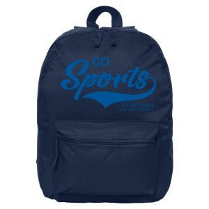 Go Sports! Do The Thing Win The Points Funny Sportsball 16 in Basic Backpack