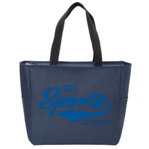 Go Sports! Do The Thing Win The Points Funny Sportsball Zip Tote Bag