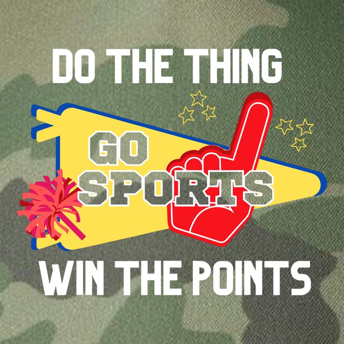 Go Sports Do The Thing Win The Points Funny Legacy Tie Dye Trucker Hat
