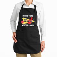Go Sports Do The Thing Win The Points Funny Apron