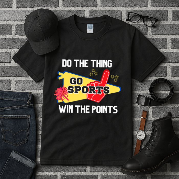 Go Sports Do The Thing Win The Points Funny Tall T-Shirt