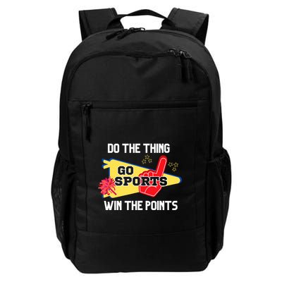 Go Sports Do The Thing Win The Points Funny Backpack