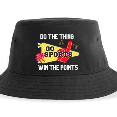 Go Sports Do The Thing Win The Points Funny Sustainable Bucket Hat