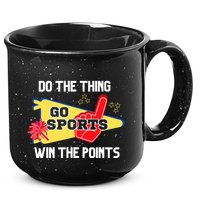 Go Sports Do The Thing Win The Points Funny 15oz Campfire Ceramic Mug