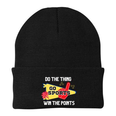 Go Sports Do The Thing Win The Points Funny Beanie