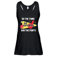 Go Sports Do The Thing Win The Points Funny Ladies Essential Flowy Tank