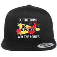 Go Sports Do The Thing Win The Points Funny Flatbill Hat