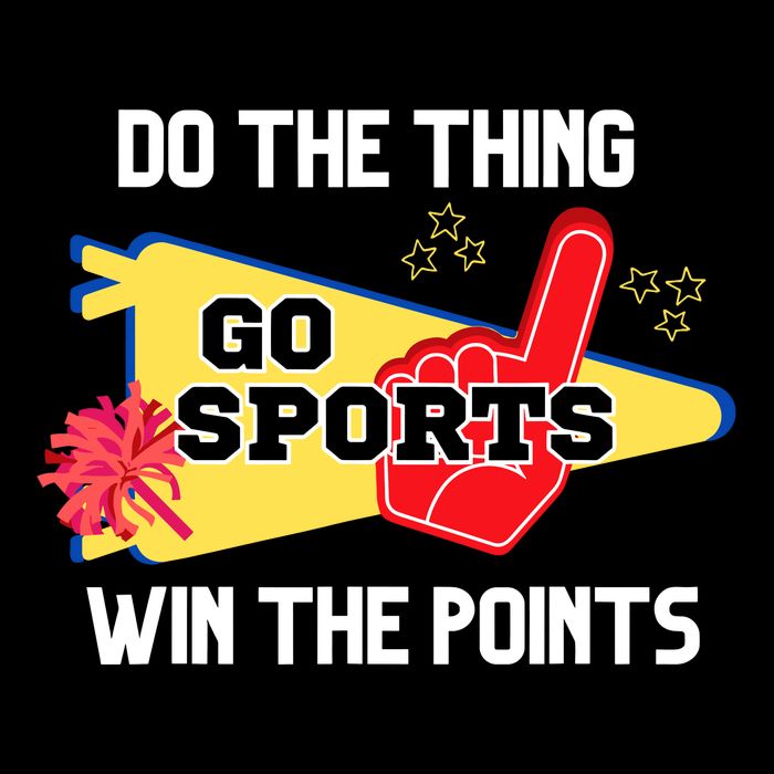 Go Sports Do The Thing Win The Points Funny Flatbill Hat
