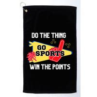 Go Sports Do The Thing Win The Points Funny Golf Towel