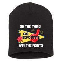 Go Sports Do The Thing Win The Points Funny Short Acrylic Beanie
