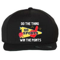 Go Sports Do The Thing Win The Points Funny Wool Snapback Cap
