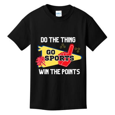 Go Sports Do The Thing Win The Points Funny Kids T-Shirt
