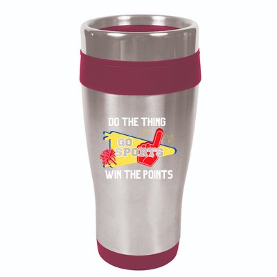 Go Sports Do The Thing Win The Points Funny 16oz Travel Tumbler