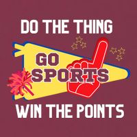 Go Sports Do The Thing Win The Points Funny 16oz Travel Tumbler