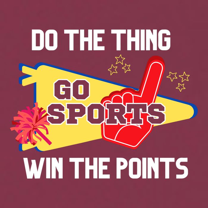 Go Sports Do The Thing Win The Points Funny 16oz Travel Tumbler