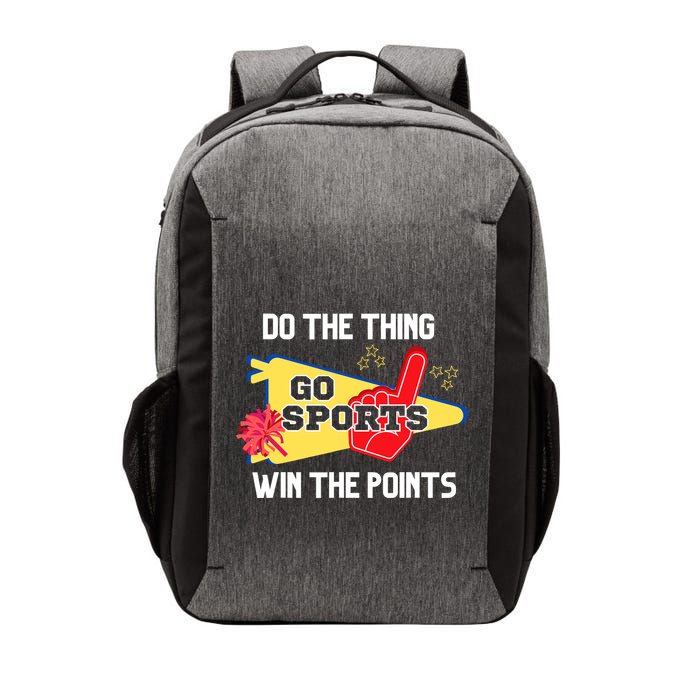 Go Sports Do The Thing Win The Points Funny Vector Backpack