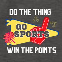 Go Sports Do The Thing Win The Points Funny Vector Backpack