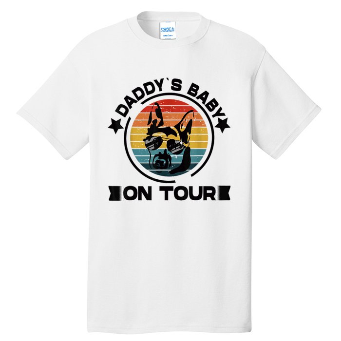 German Shepherd Daddys Dog On Tour Vintage German Shepard Tall T-Shirt