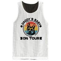 German Shepherd Daddys Dog On Tour Vintage German Shepard Mesh Reversible Basketball Jersey Tank