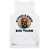 German Shepherd Daddys Dog On Tour Vintage German Shepard Tank Top