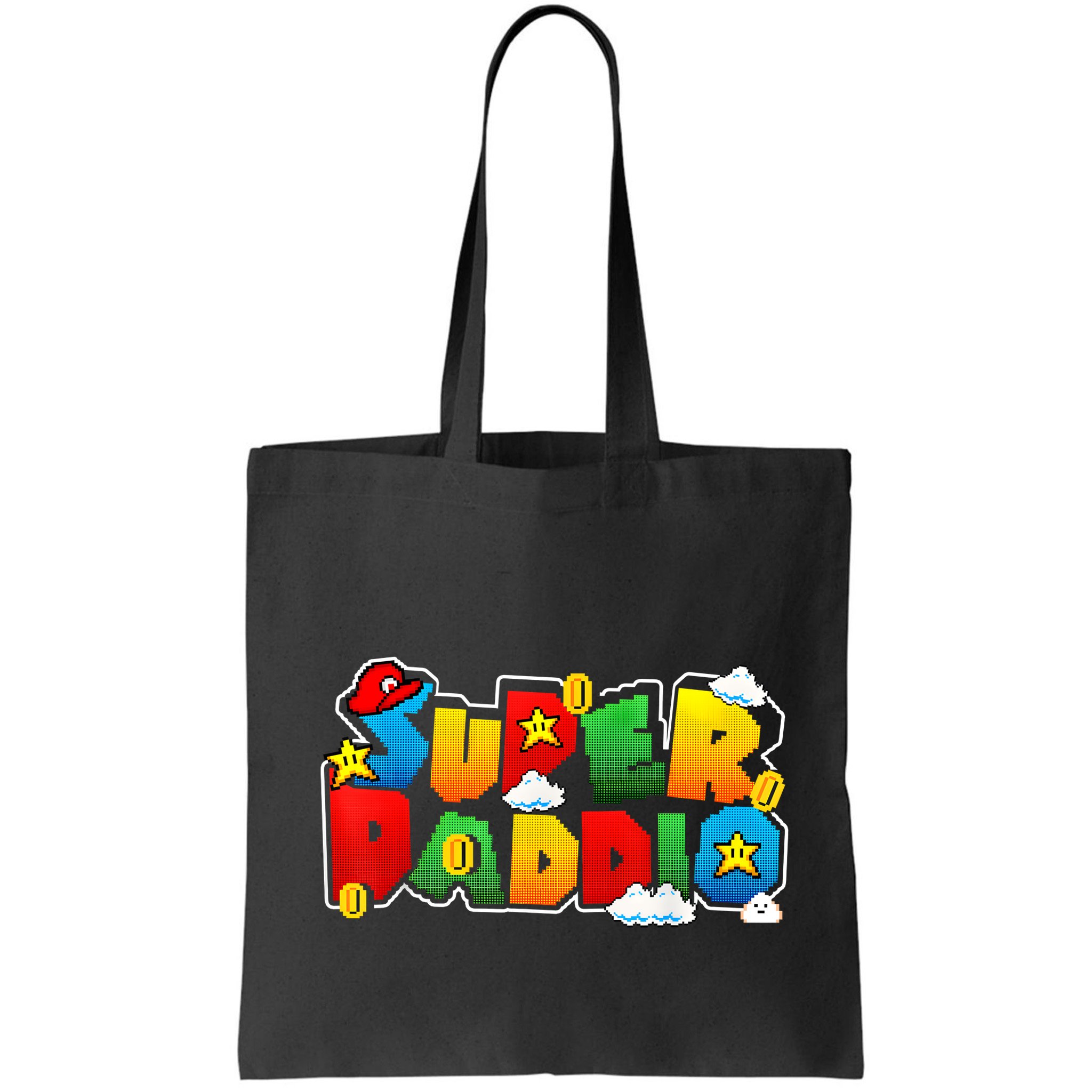 Gamer Super Daddy Funny Father Day Gifts From Wife & Kids Bag