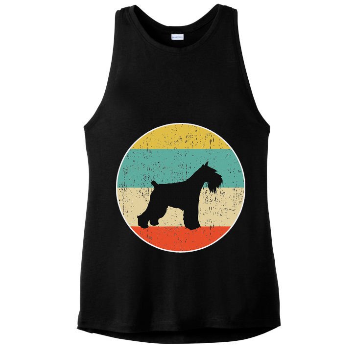 Giant Schnauzer Dog Gift Ladies PosiCharge Tri-Blend Wicking Tank