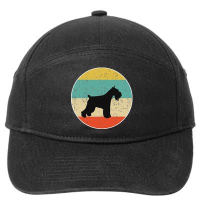 Giant Schnauzer Dog Gift 7-Panel Snapback Hat