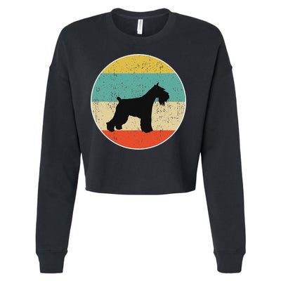 Giant Schnauzer Dog Gift Cropped Pullover Crew