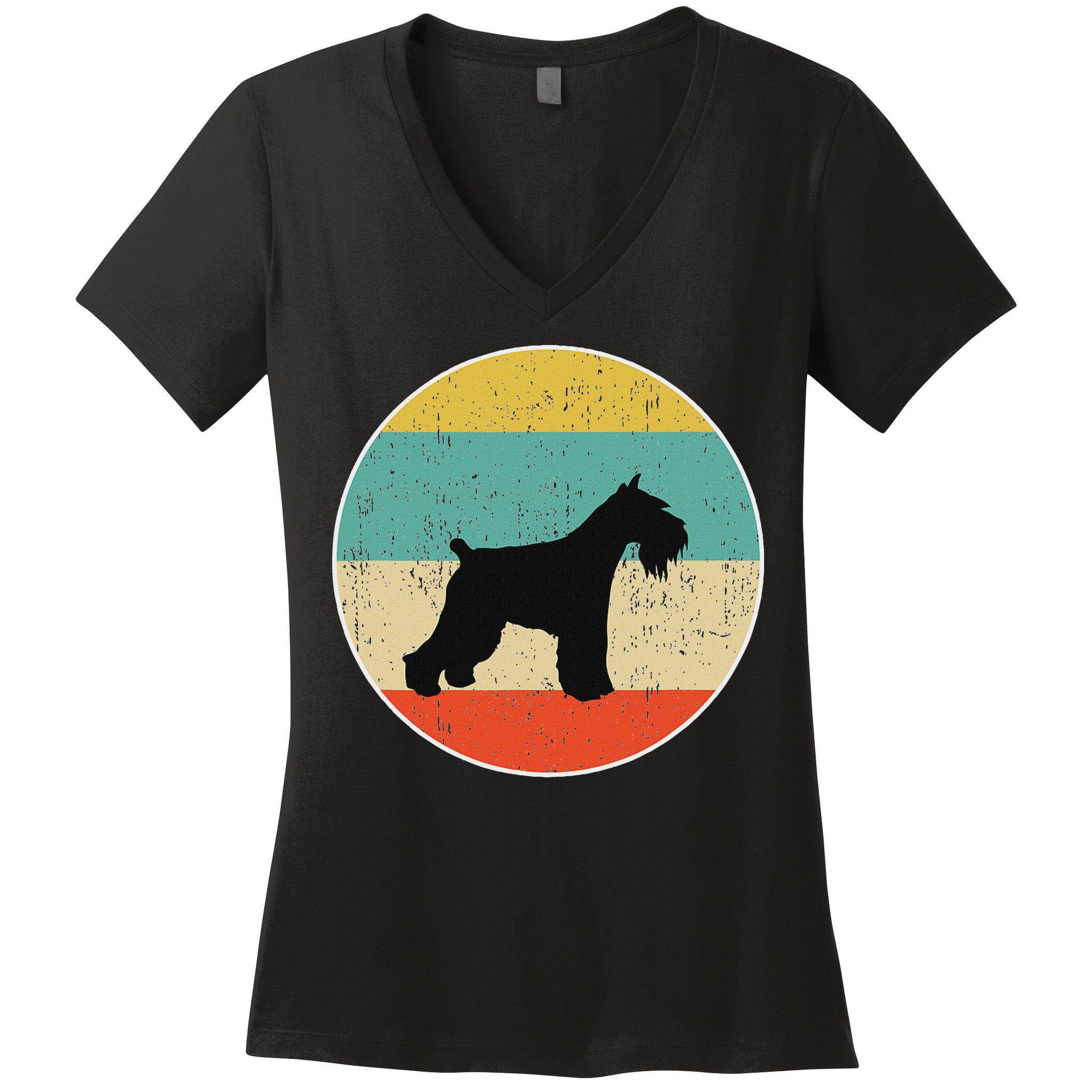 Giant Schnauzer Dog Gift Women's V-Neck T-Shirt