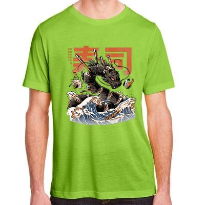 Great Sushi Dragon Japanese Food Kawaii Dragon Anime Sushi Adult ChromaSoft Performance T-Shirt