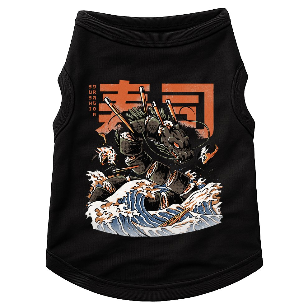 Great Sushi Dragon Japanese Food Kawaii Dragon Anime Sushi Doggie Tank