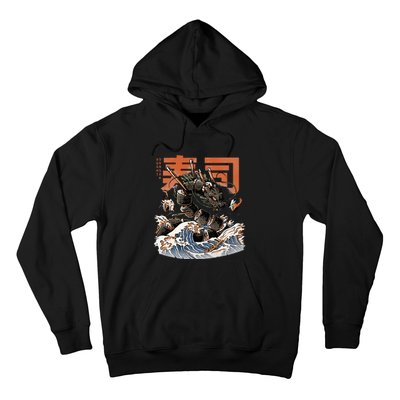 Great Sushi Dragon Japanese Food Kawaii Dragon Anime Sushi Hoodie