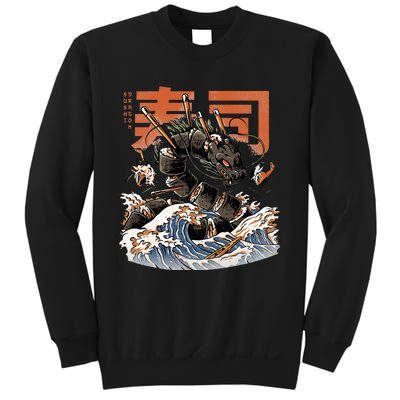 Great Sushi Dragon Japanese Food Kawaii Dragon Anime Sushi Sweatshirt