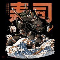 Great Sushi Dragon Japanese Food Kawaii Dragon Anime Sushi Tall T-Shirt