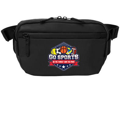 Go Sports Do The Things Win The Points Fan Athletic Game Gift Crossbody Pack